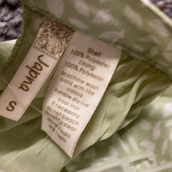 Japna Light Green pleated Dress - Picture 3 of 3